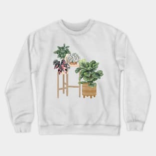 Plant Friends Illustration 2 Crewneck Sweatshirt